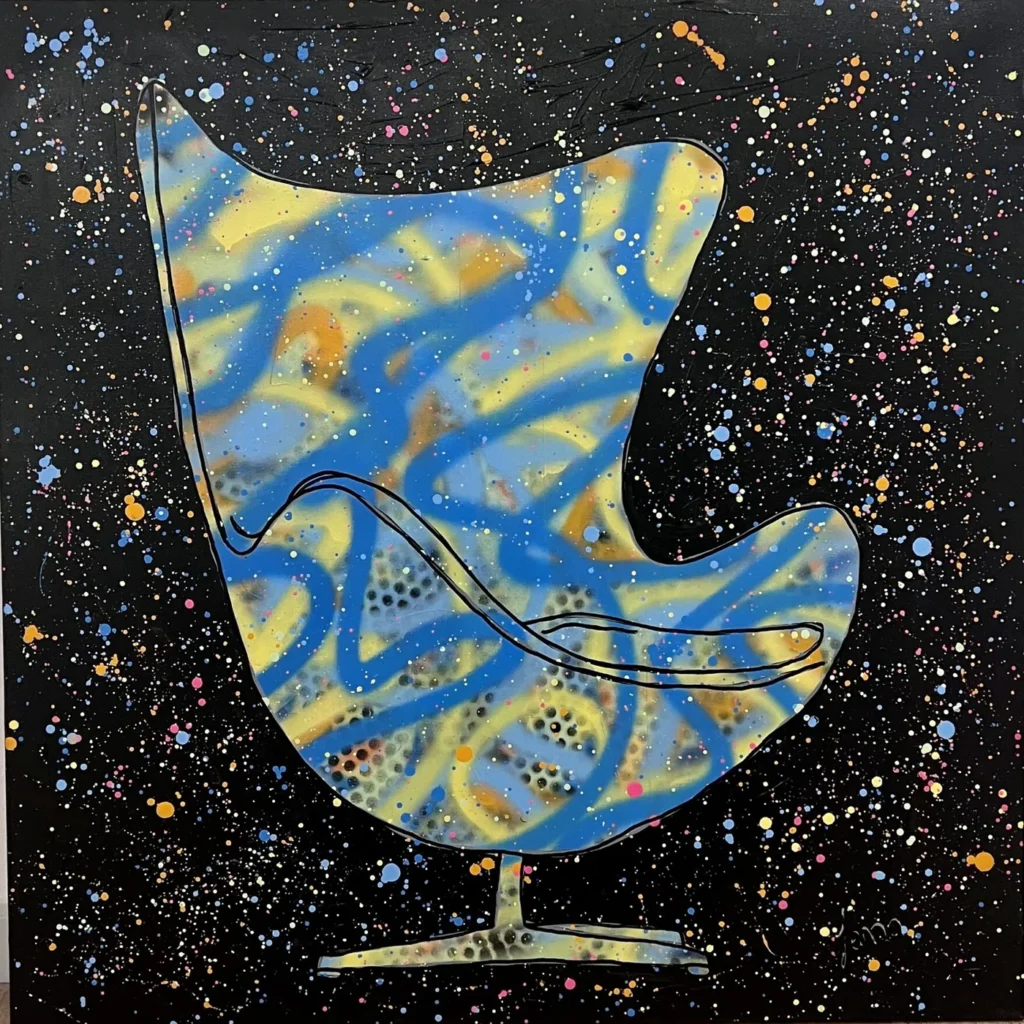 Egg — maleri af Jens Andersen