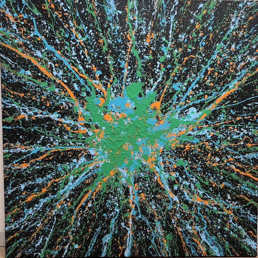 BIG BANG — maleri af Jens Andersen
