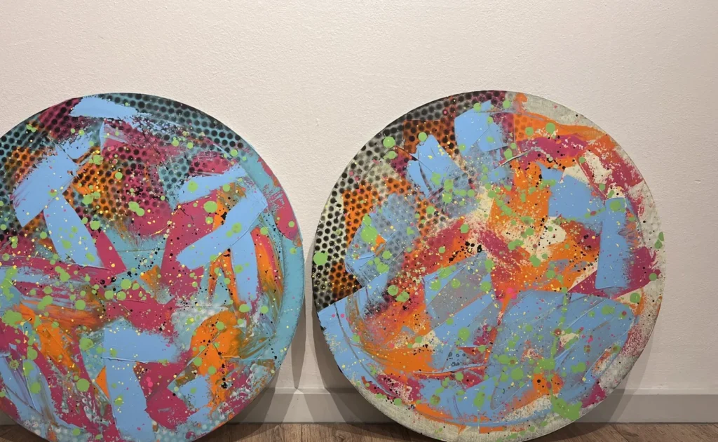 Color the fucking world up — maleri af Jens Andersen